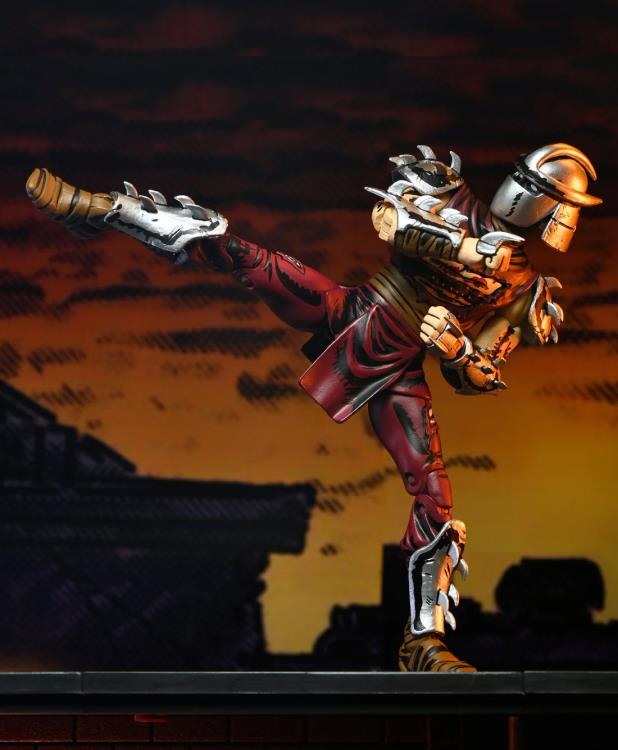 Teenage Mutant Ninja Turtles Battle Damaged Shredder (Mirage Comics Classic Colors) Action Figure Gallery Image 8