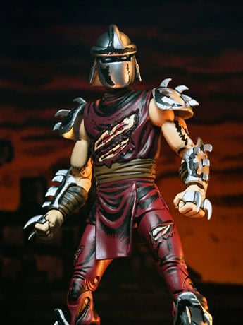 Teenage Mutant Ninja Turtles Battle Damaged Shredder (Mirage Comics Classic Colors) Action Figure Gallery Image 2