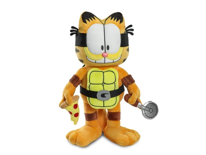 Garfield x Teenage Mutant Ninja Turtles Garfello 13" Plush Gallery Image 1