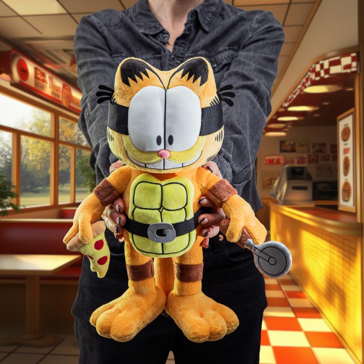 Garfield x Teenage Mutant Ninja Turtles Garfello 13" Plush Gallery Image 8