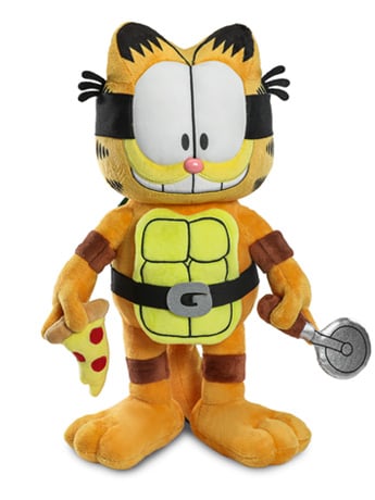 Garfield x Teenage Mutant Ninja Turtles Garfello 13" Plush Gallery Image 2