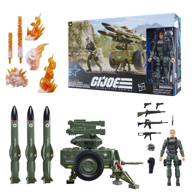 G.I. Joe Classified Series #182 Clayton "Hawk" Abernathy with M.M.S. (Mobile Missile System) Action Figure Set Gallery Image 13