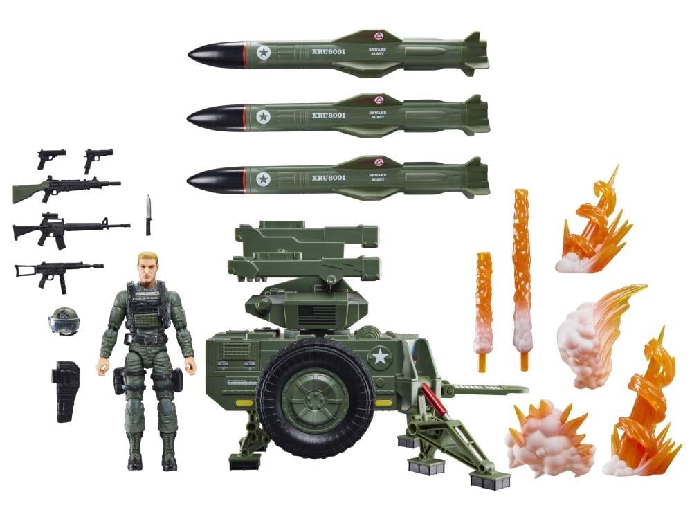 G.I. Joe Classified Series #182 Clayton "Hawk" Abernathy with M.M.S. (Mobile Missile System) Action Figure Set Gallery Image 12