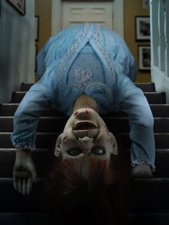 The Exorcist Mezco Designer Series Regan MacNeil Roto Plush Doll Gallery Image 2