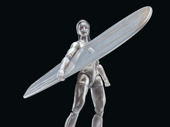 The Fantastic Four: First Steps Marvel Legends The Silver Surfer Action Figure Gallery Image 1