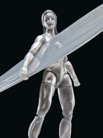 The Fantastic Four: First Steps Marvel Legends The Silver Surfer Action Figure Gallery Image 2