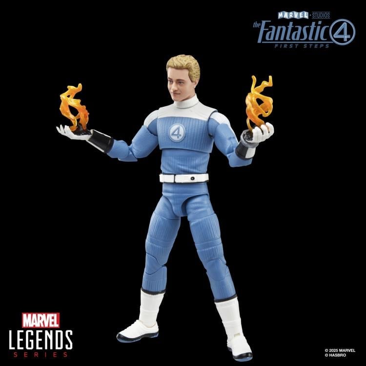 The Fantastic Four: First Steps Marvel Legends Johnny Storm Action Figure Gallery Image 7