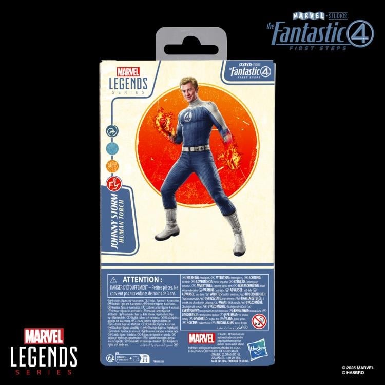 The Fantastic Four: First Steps Marvel Legends Johnny Storm Action Figure Gallery Image 12