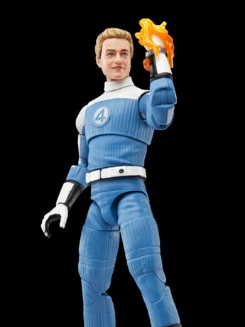 The Fantastic Four: First Steps Marvel Legends Johnny Storm Action Figure Gallery Image 2