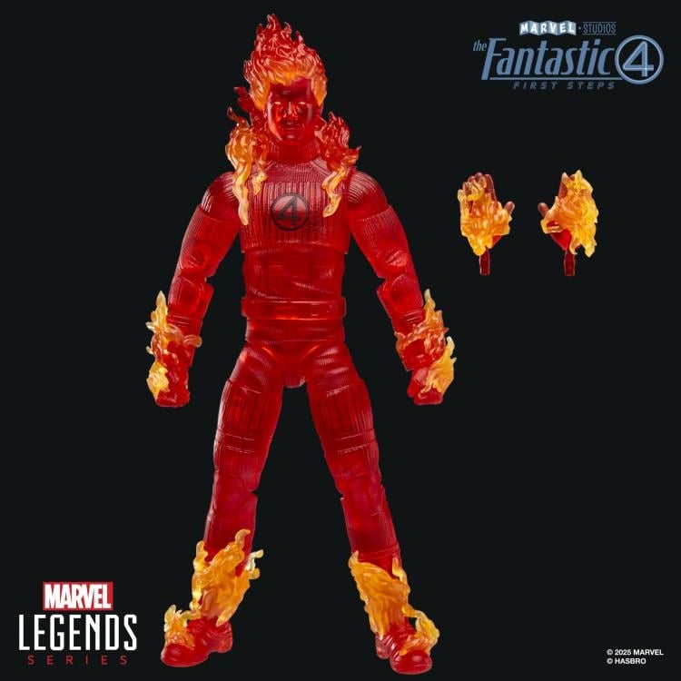 The Fantastic Four: First Steps Marvel Legends Human Torch Action Figure Gallery Image 9