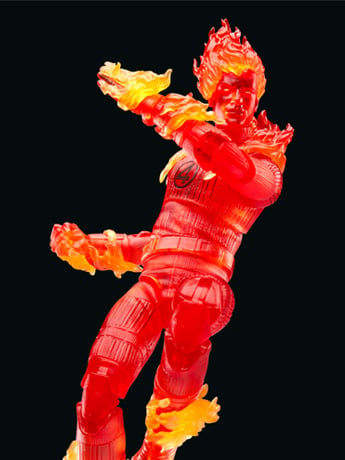 The Fantastic Four: First Steps Marvel Legends Human Torch Action Figure Gallery Image 2