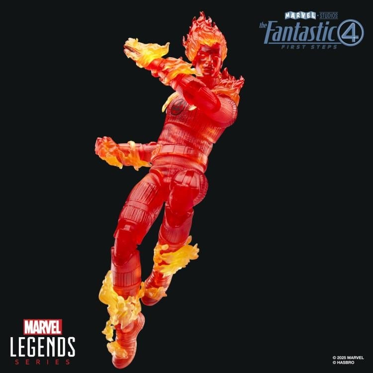 The Fantastic Four: First Steps Marvel Legends Human Torch Action Figure Gallery Image 5