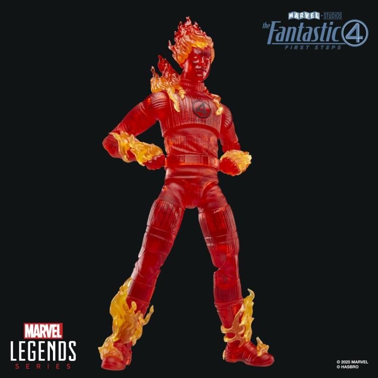 The Fantastic Four: First Steps Marvel Legends Human Torch Action Figure Gallery Image 3