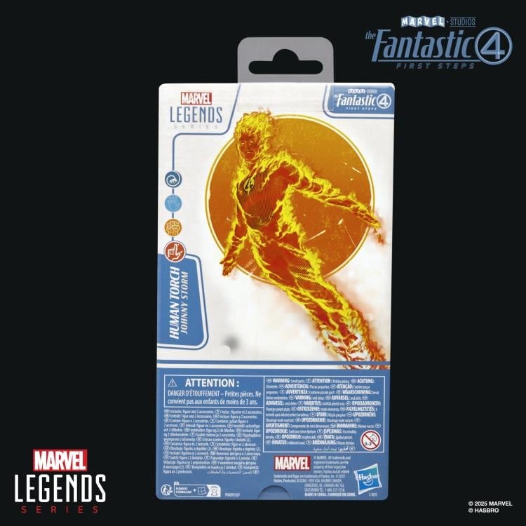 The Fantastic Four: First Steps Marvel Legends Human Torch Action Figure Gallery Image 12