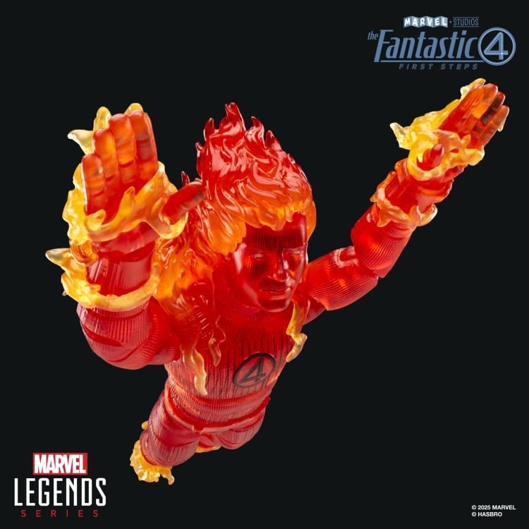 The Fantastic Four: First Steps Marvel Legends Human Torch Action Figure Gallery Image 4