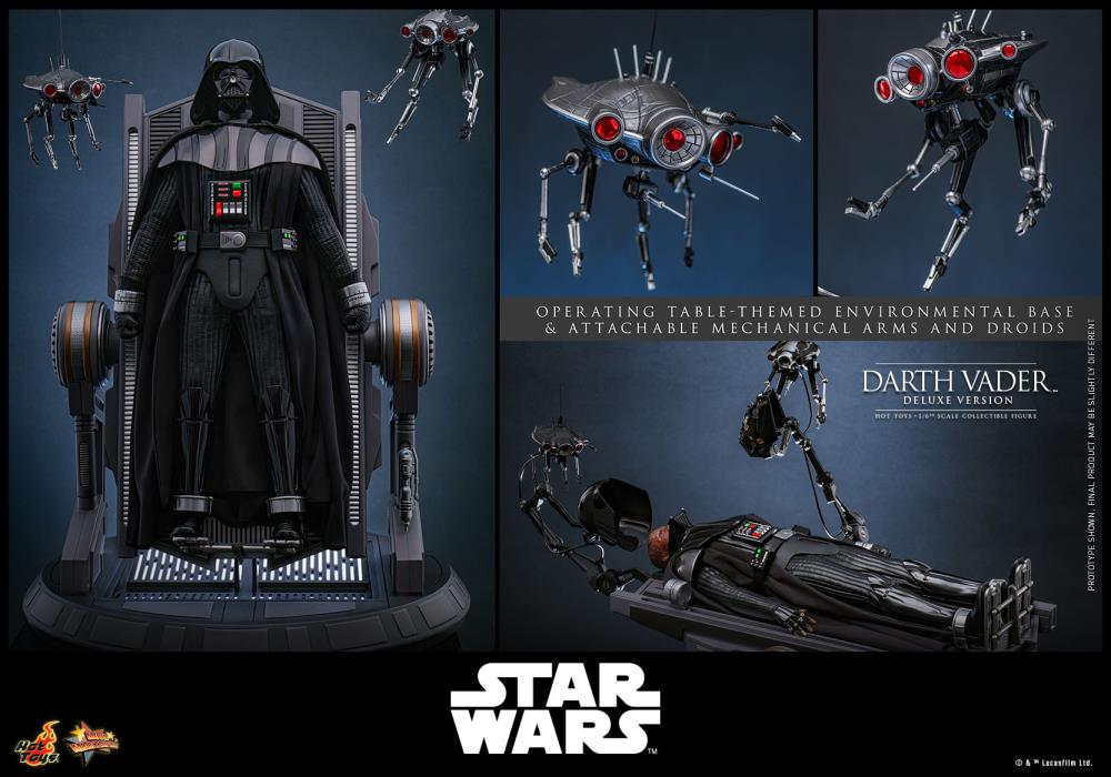 Star Wars: Revenge of the Sith MMS810 Darth Vader (Deluxe Ver.) 1/6th Scale Collectible Figure Gallery Image 14