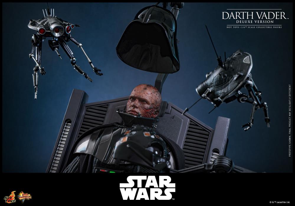 Star Wars: Revenge of the Sith MMS810 Darth Vader (Deluxe Ver.) 1/6th Scale Collectible Figure Gallery Image 12