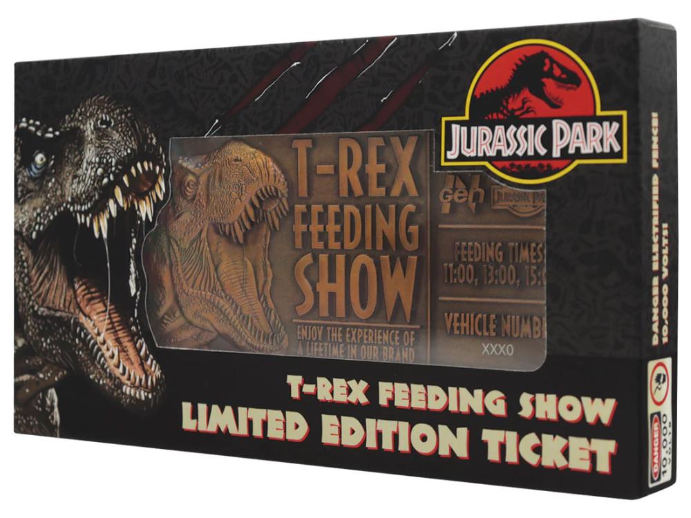 Jurassic Park Feeding Show Ticket Limited Edition Collectible Gallery Image 4