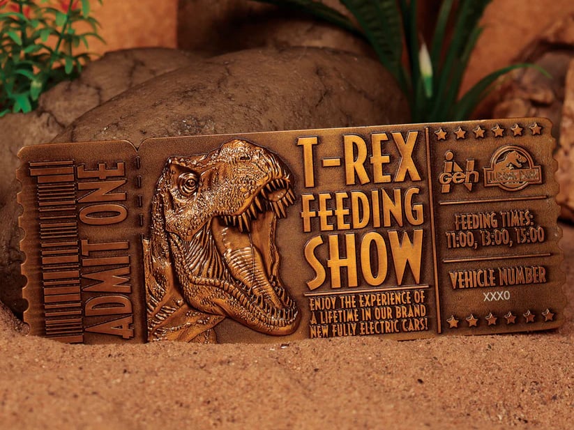 Jurassic Park Feeding Show Ticket Limited Edition Collectible Gallery Image 7