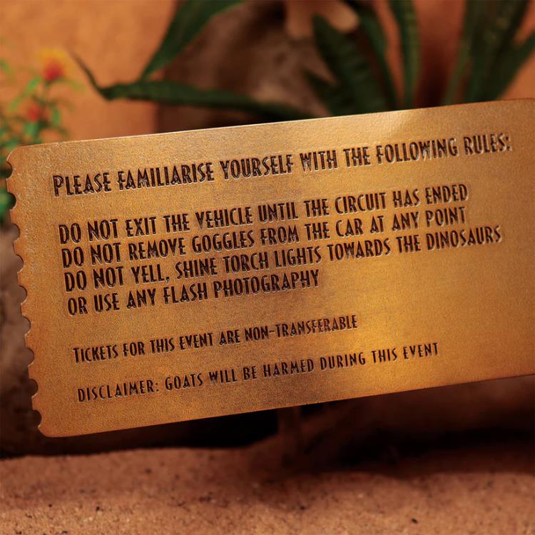 Jurassic Park Feeding Show Ticket Limited Edition Collectible Gallery Image 11