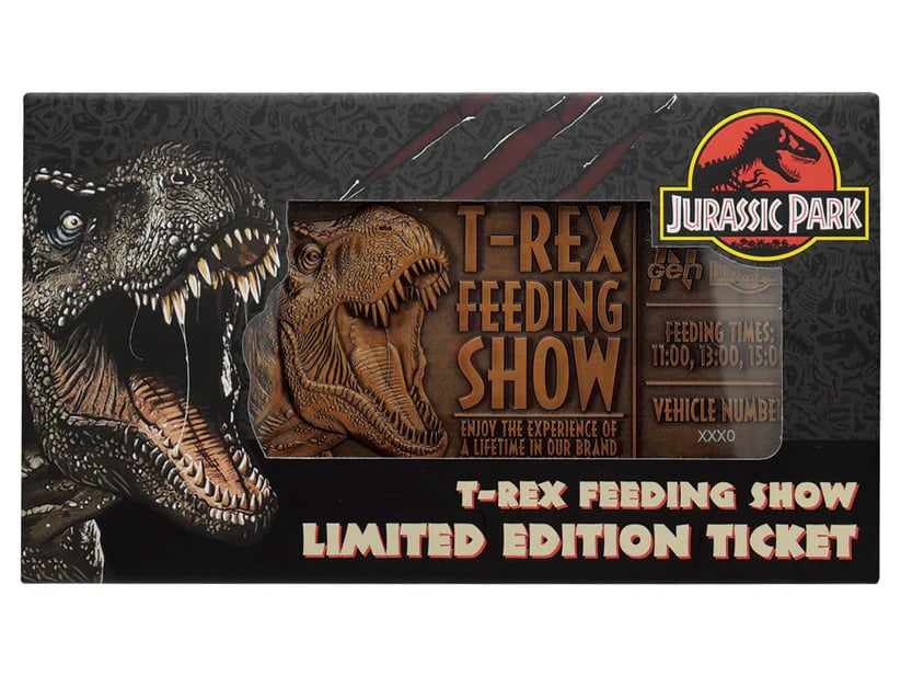 Jurassic Park Feeding Show Ticket Limited Edition Collectible Gallery Image 5