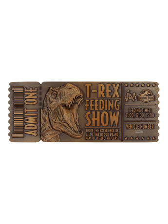 Jurassic Park Feeding Show Ticket Limited Edition Collectible Gallery Image 2
