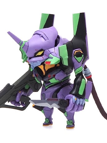 Neon Genesis Evangelion Choi-Pla MeChaCoRo Style EVA Unit-01 Model Kit