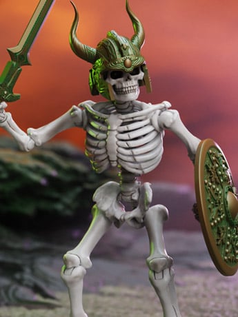 Immortal Champions Undead Skeletal Guardian Action Figure Gallery Image 2