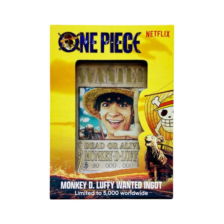 One Piece Wanted Poster Limited Edition Ingot