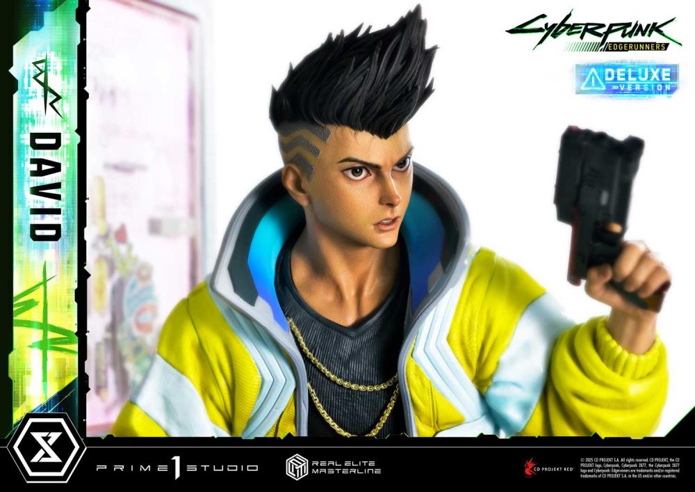 Cyberpunk: Edgerunners Real Elite Masterline David (Deluxe Ver.) 1/4 Scale Statue Gallery Image 29