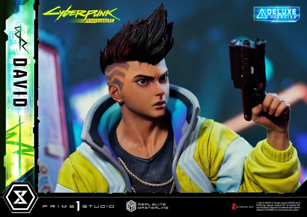 Cyberpunk: Edgerunners Real Elite Masterline David (Deluxe Ver.) 1/4 Scale Statue Gallery Image 78