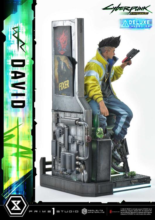 Cyberpunk: Edgerunners Real Elite Masterline David (Deluxe Ver.) 1/4 Scale Statue Gallery Image 13