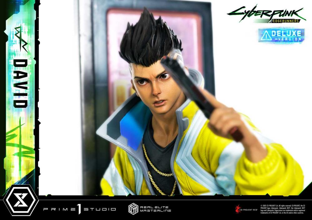 Cyberpunk: Edgerunners Real Elite Masterline David (Deluxe Ver.) 1/4 Scale Statue Gallery Image 30