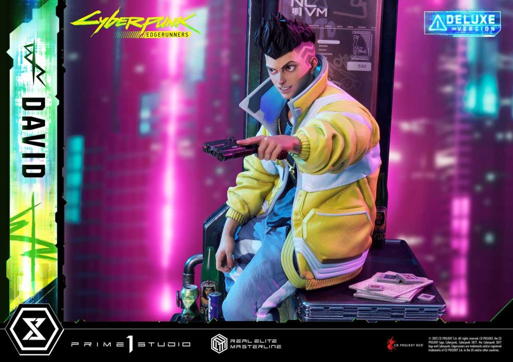 Cyberpunk: Edgerunners Real Elite Masterline David (Deluxe Ver.) 1/4 Scale Statue Gallery Image 72