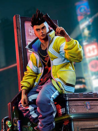 Cyberpunk: Edgerunners Real Elite Masterline David (Deluxe Ver.) 1/4 Scale Statue Gallery Image 2