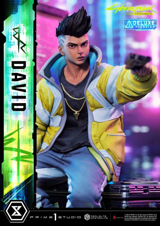 Cyberpunk: Edgerunners Real Elite Masterline David (Deluxe Ver.) 1/4 Scale Statue Gallery Image 69