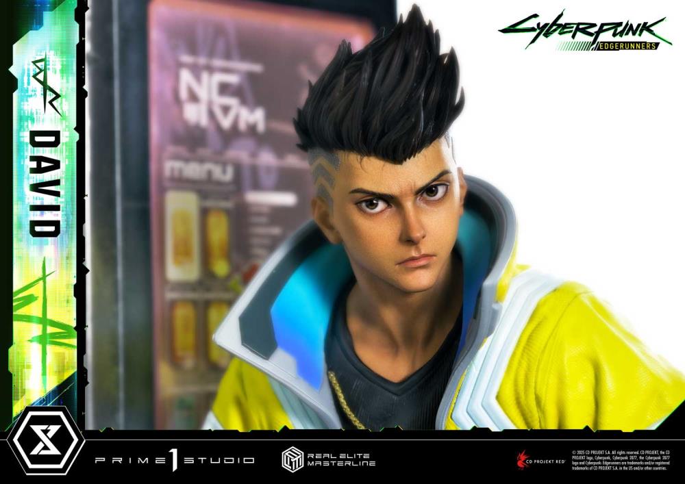Cyberpunk: Edgerunners Real Elite Masterline David (Deluxe Ver.) 1/4 Scale Statue Gallery Image 19