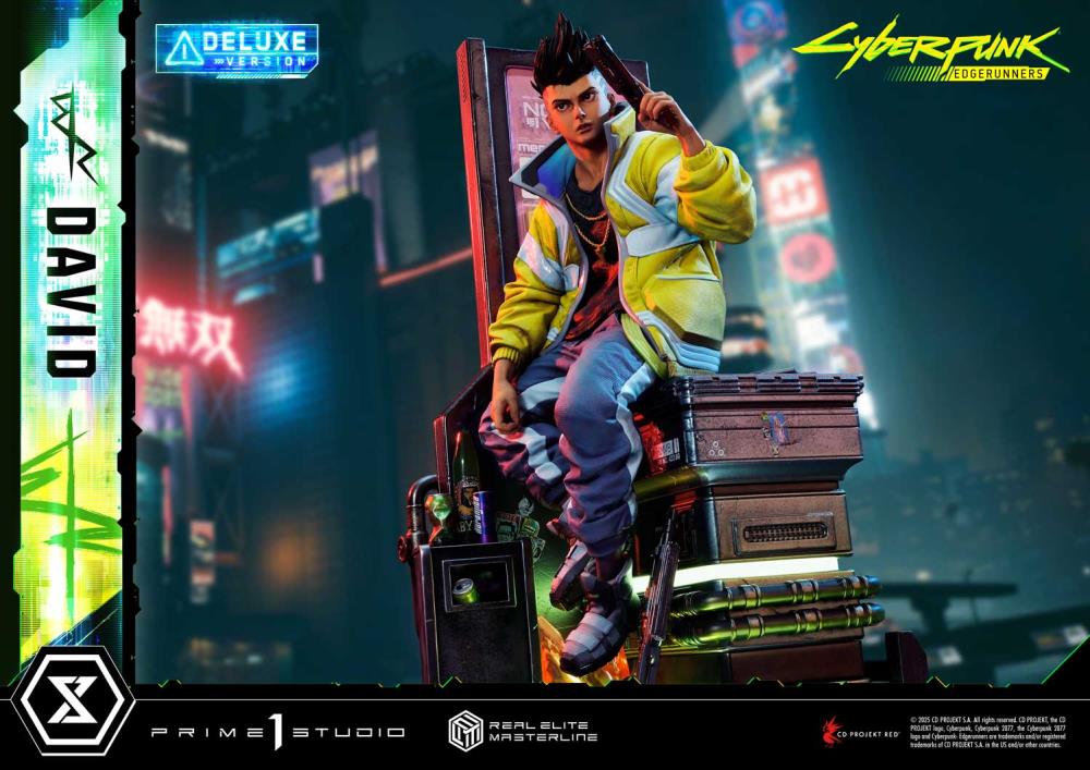 Cyberpunk: Edgerunners Real Elite Masterline David (Deluxe Ver.) 1/4 Scale Statue Gallery Image 77