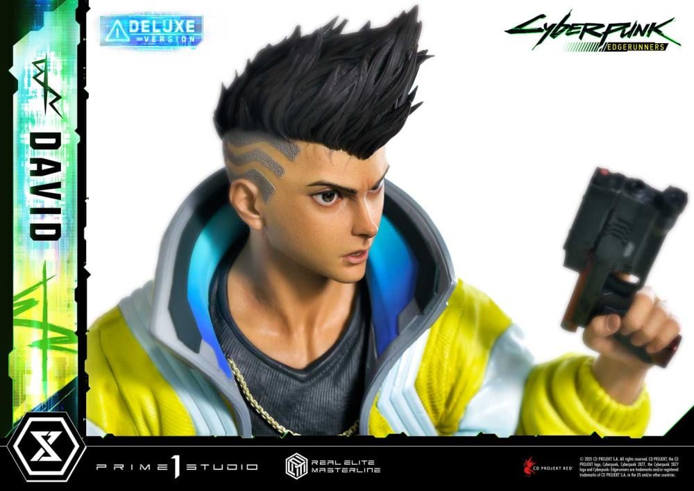 Cyberpunk: Edgerunners Real Elite Masterline David (Deluxe Ver.) 1/4 Scale Statue Gallery Image 26