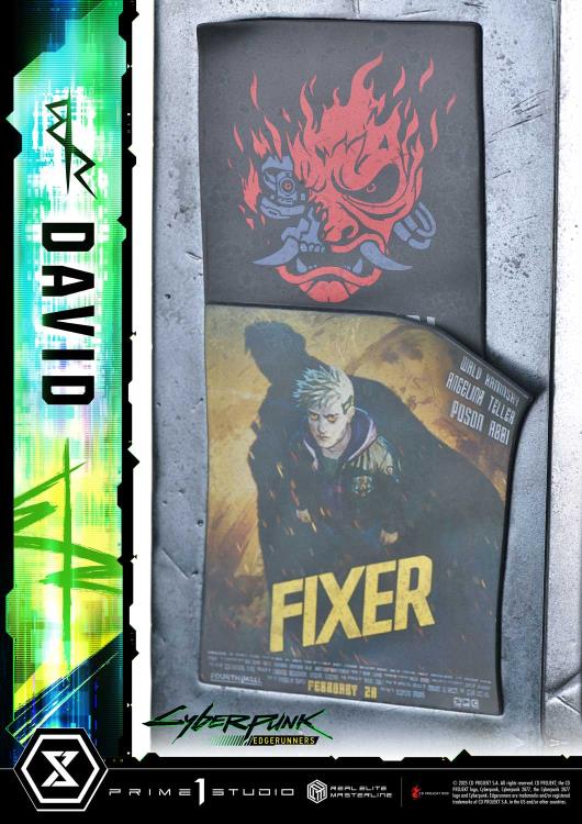 Cyberpunk: Edgerunners Real Elite Masterline David (Deluxe Ver.) 1/4 Scale Statue Gallery Image 41