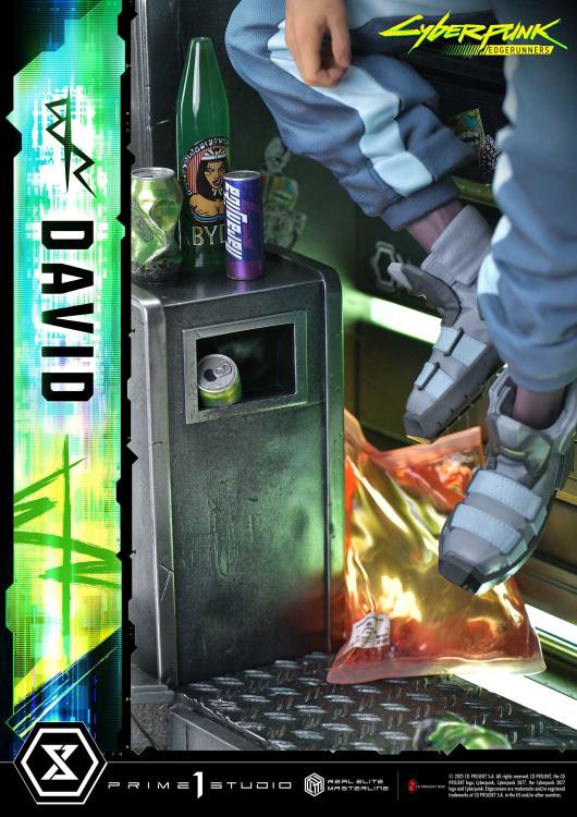Cyberpunk: Edgerunners Real Elite Masterline David (Deluxe Ver.) 1/4 Scale Statue Gallery Image 39