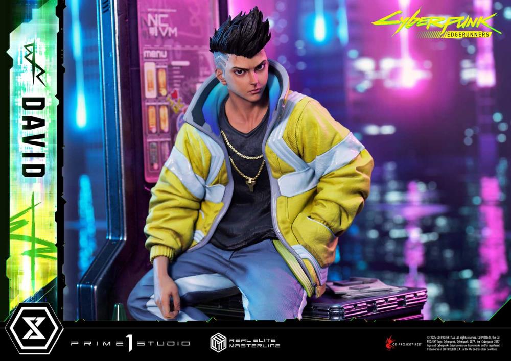 Cyberpunk: Edgerunners Real Elite Masterline David (Deluxe Ver.) 1/4 Scale Statue Gallery Image 74