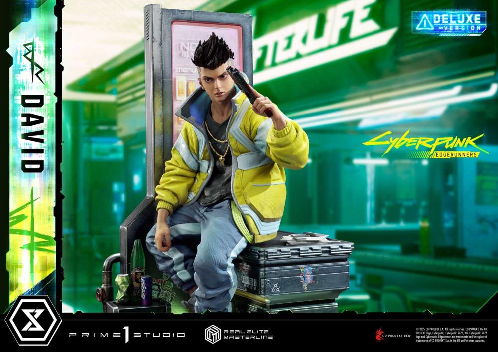 Cyberpunk: Edgerunners Real Elite Masterline David (Deluxe Ver.) 1/4 Scale Statue Gallery Image 56