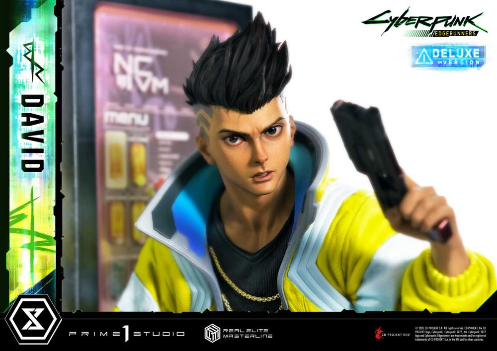 Cyberpunk: Edgerunners Real Elite Masterline David (Deluxe Ver.) 1/4 Scale Statue Gallery Image 28