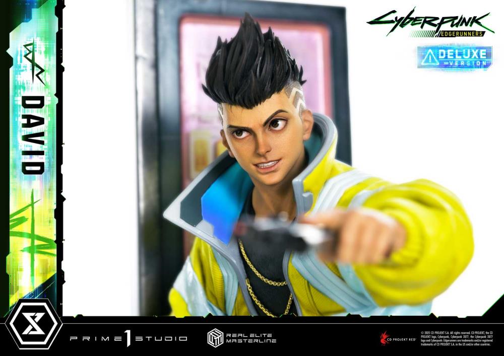 Cyberpunk: Edgerunners Real Elite Masterline David (Deluxe Ver.) 1/4 Scale Statue Gallery Image 33