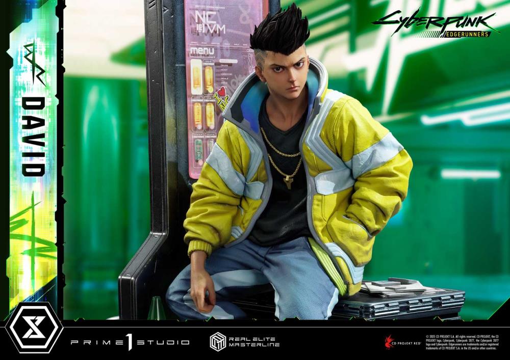 Cyberpunk: Edgerunners Real Elite Masterline David (Deluxe Ver.) 1/4 Scale Statue Gallery Image 63