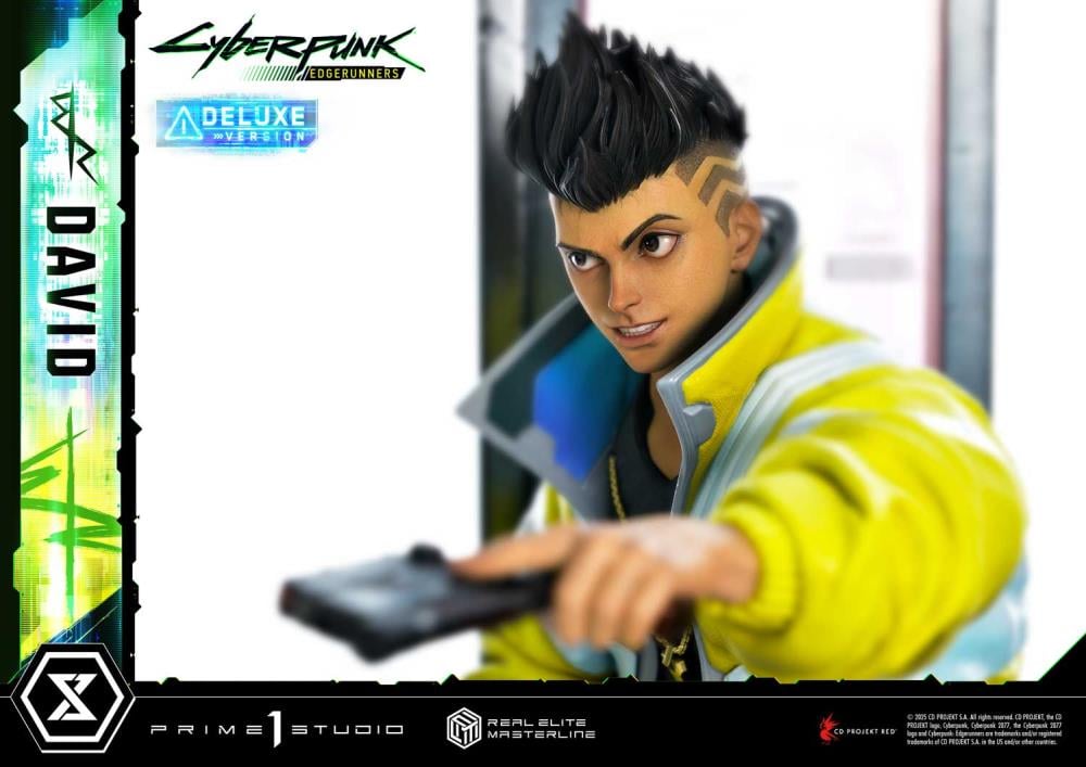 Cyberpunk: Edgerunners Real Elite Masterline David (Deluxe Ver.) 1/4 Scale Statue Gallery Image 27