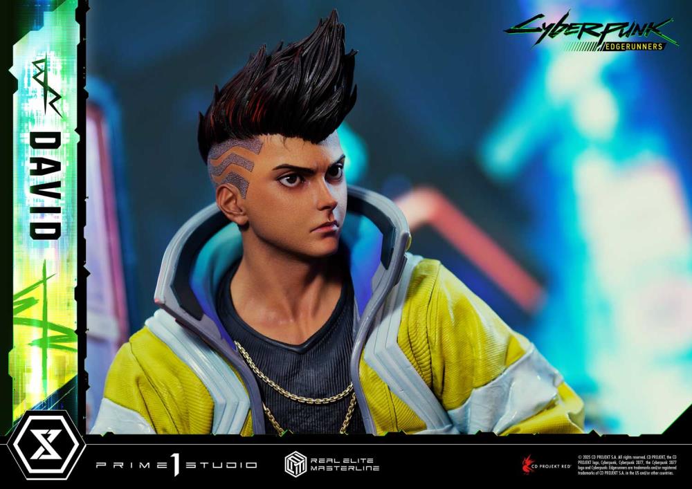 Cyberpunk: Edgerunners Real Elite Masterline David (Deluxe Ver.) 1/4 Scale Statue Gallery Image 75