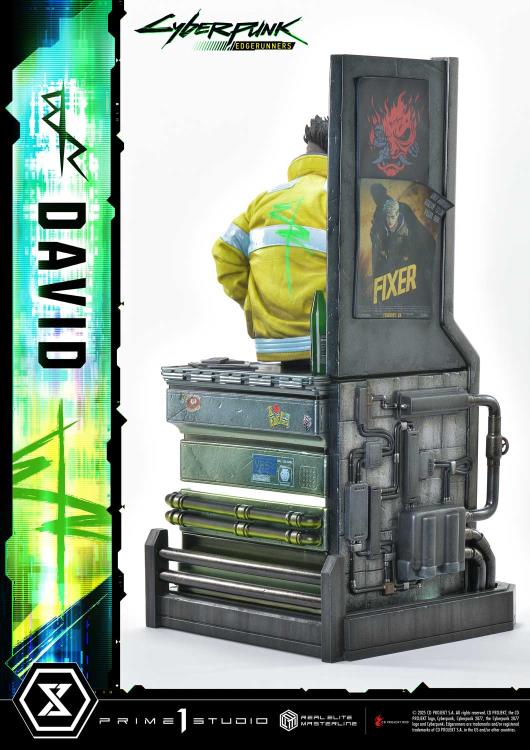 Cyberpunk: Edgerunners Real Elite Masterline David (Deluxe Ver.) 1/4 Scale Statue Gallery Image 10