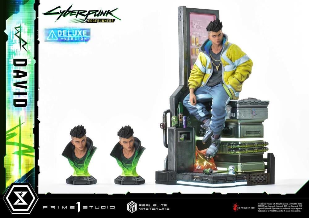 Cyberpunk: Edgerunners Real Elite Masterline David (Deluxe Ver.) 1/4 Scale Statue Gallery Image 6